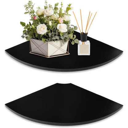 313823 - JJL Raft Muri Qoshe 30cm, 2 nivele, Druri i Zi me vrima për kabllo