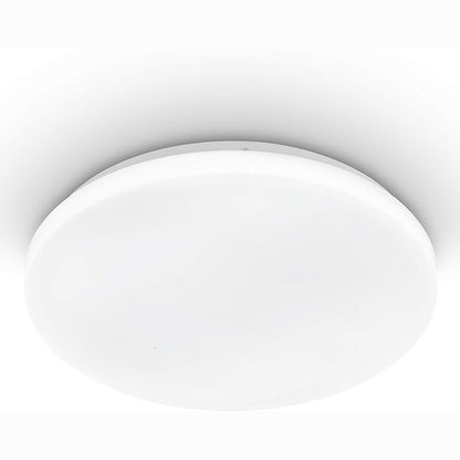 219382 - EGLO Llambë tavani Pogliola, Ø 31 cm, dritë tavani LED, çelik dhe plastik, llambë e bardhë