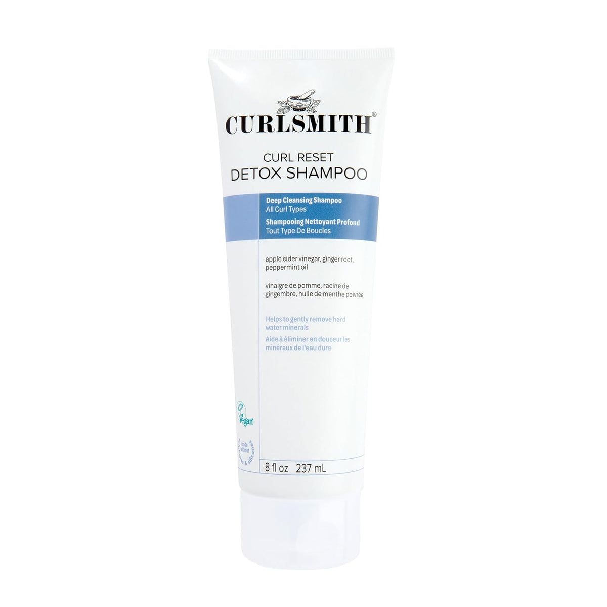 316955 - CURLSMITH - Shampo Detoksifikuese Curl Reset - pastruese dhe sqaruese, e butë për kaçurrelat dhe skalpin