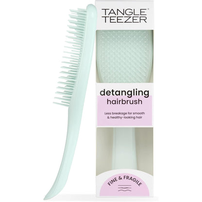 317615 - TANGLE TEEZER Furçë flokësh Ultimate Detangler për flokë të lyer, të hollë dhe të hollë – Qime të buta me dy nivele që zvogëlojnë këputjen dhe tërheqjen – E butë për flokë të ndjeshëm – Blu