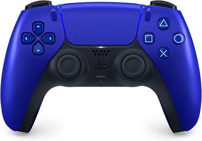 319485 - SONY Kontrollues Zyrtar DualSense 5, Pa Tel, Bateri e Rikarikueshme, Bluetooth, I Përputhshëm me PS5 dhe PC, Ngjyra: Blu Kobalti