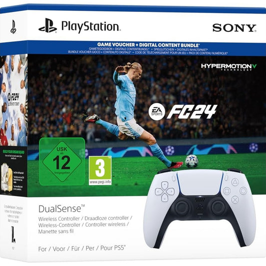 103737 - PLAYSTATION 5 DUALSENSE i bardhë + lojë EA FC 24