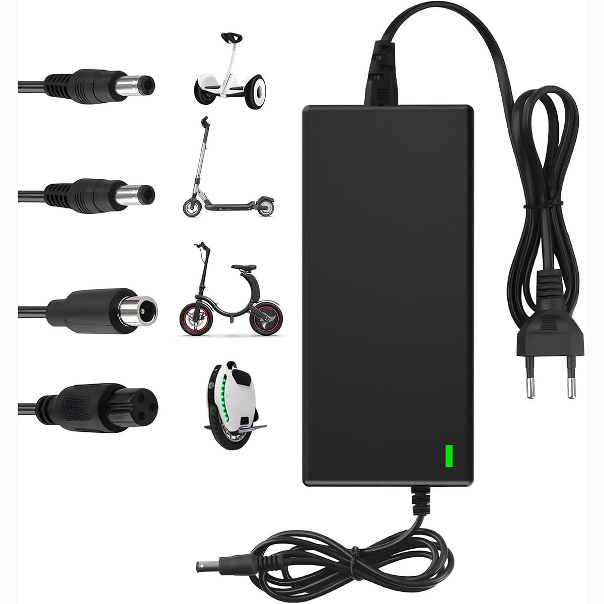 309111 - DUFUSO - Karikues për Skuter Elektrik, Universal 42V 2A për Bateritë Litium 36V, i Përputhshëm me Ninebot, Xiaomi