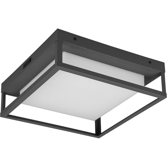 245142 - TRIO LEUCHTEN Llambë tavani LED për jashtë Witham 677860142, metal antracit, plastikë e bardhë, LED 10.5 Watt, ngjyrë drite e rregullueshme
