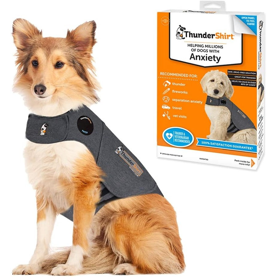 217585 - Petlife Thundershirt Xhaketë për qen, madhësia L, gri