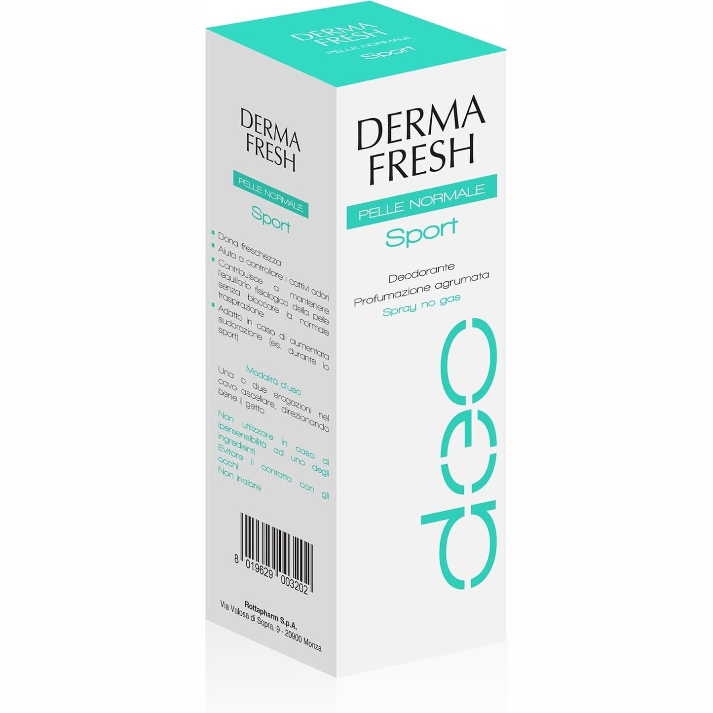 272434 - DERMAFRESH Deodorant Sprej për Lëkurë Normale, Aromë Agrumesh, Pa Gazra, 100 ml