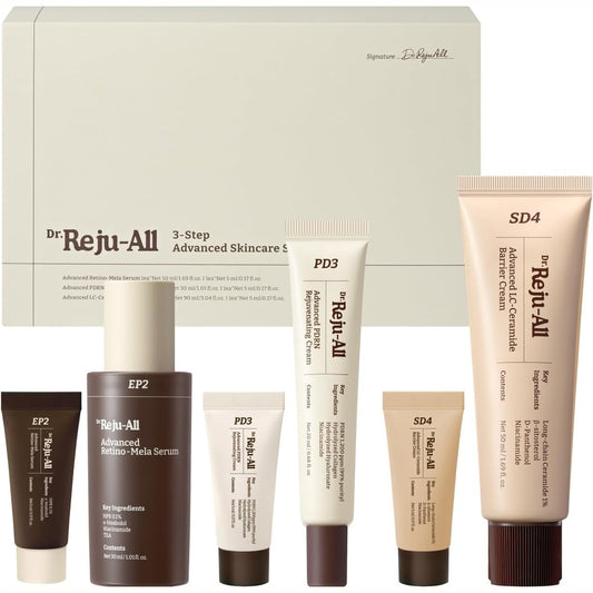 335812 - DR.REJU-ALL Sistemi i Avancuar i Kujdesit për Lëkurën, Set i Plotë Dhurate me Serum Retinoli HPR, Krem PDRN, Krem Barrier Ceramide, Set Korean, Madhësi Udhëtimi
