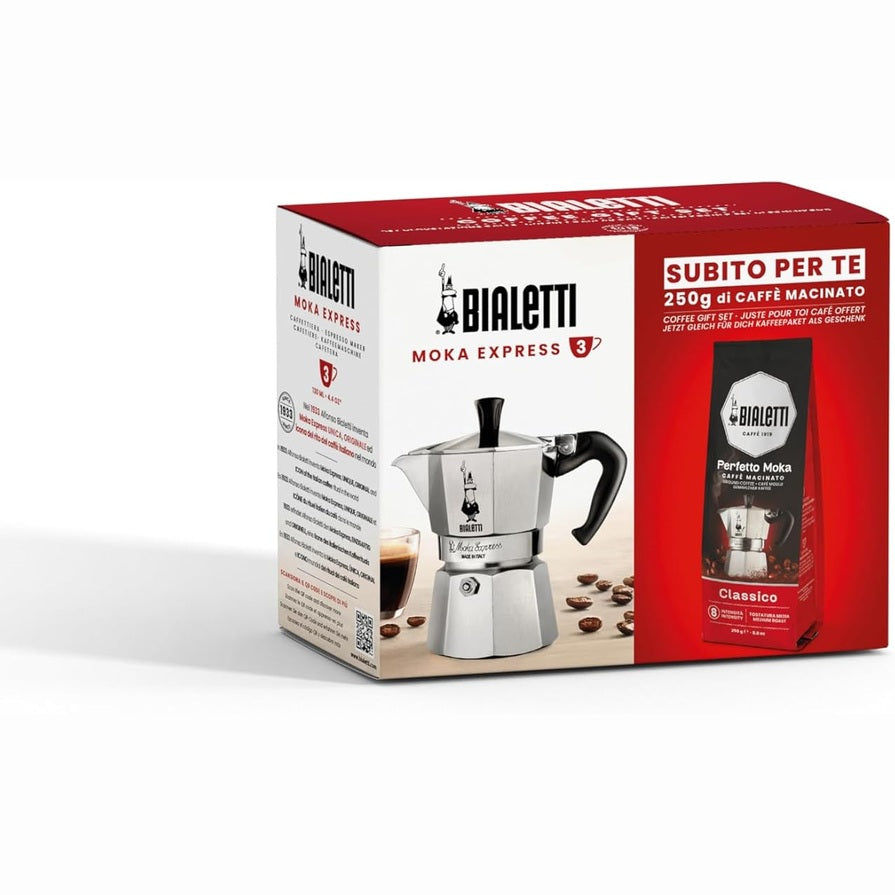 235793 - BIALETTI Makinë për kafe ekspres Perfect Moka, jo e përputhshme me induksionin, 3 gota (130 ml), alumini
