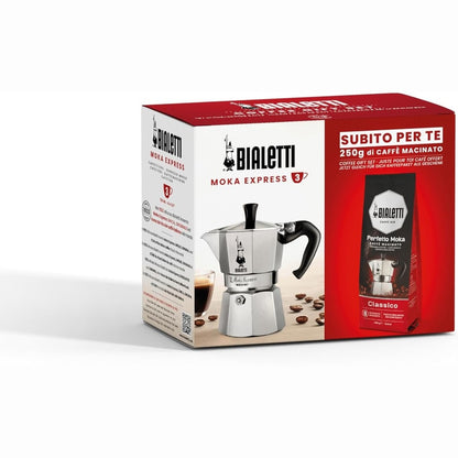 235793 - BIALETTI Makinë për kafe ekspres Perfect Moka, jo e përputhshme me induksionin, 3 gota (130 ml), alumini
