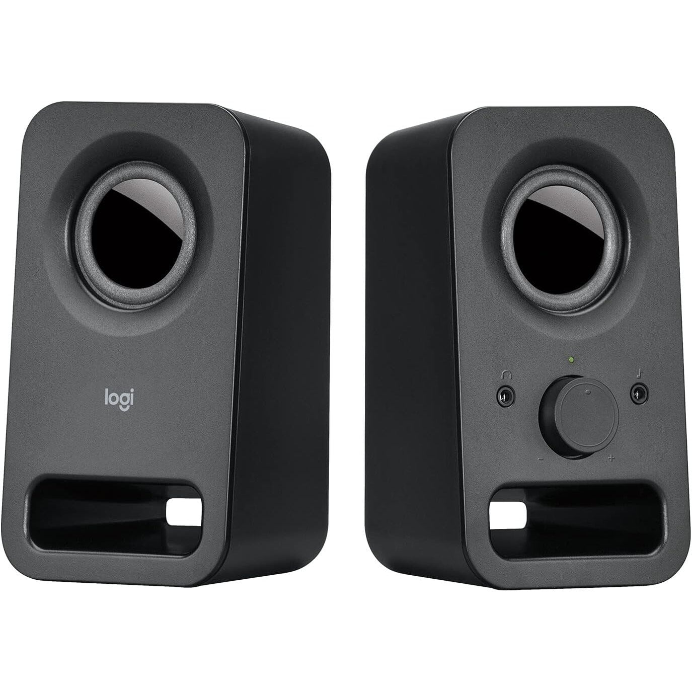 276648 - LOGITECH Altoparlantë Stereo Multimedialë Kompakt Z150, Hyrje Audio 3.5 mm, Kontroll të Integruara, Prizë Kufjesh, Prizë EU/IT, Kompjuter/Smartphone/Tablet, E Zezë
