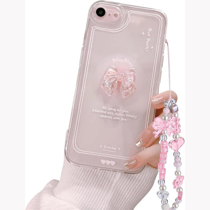 309272 - Mbrojtëse më e mirë për iPhone 7 / iPhone 8 / iPhone SE, e lezetshme, me hark 3D, e hollë, transparente, me dizajn estetik, për gra, adoleshente, vajza, mbrojtje e lentes së kamerës
