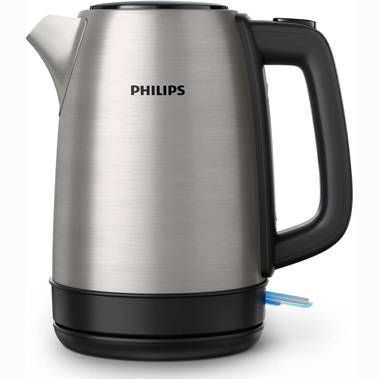 277468 - PHILIPS Çajnik metalik Daily Collection, 1.7L, Tregues drite, Bazë 360°, Mikrofiltër,  Zierje e shpejtë (HD9350/90)