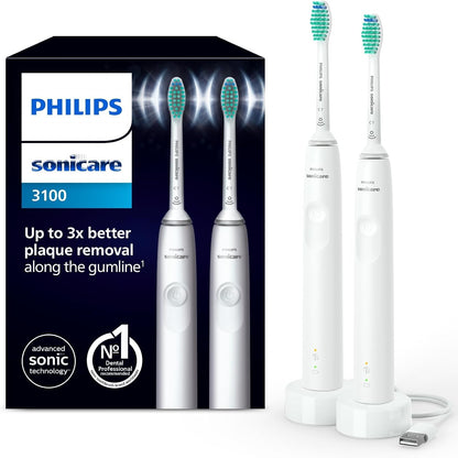 315371 - urçë dhëmbësh elektrike Sonicare Series 3100, Teknologji Sonic, e bardhë (modeli HX3675/13)