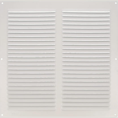 289161 - Amig - Grilë ventilimi alumini katrore me rrjetë kundër mushkonjave, 300 x 300 mm, e bardhë