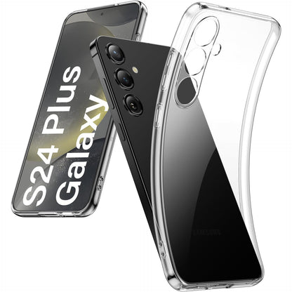 269436 - DOSMUNG Mbështjellëse transparente për Samsung Galaxy S24 Plus (6.7"), silikoni ultra i hollë, rezistente ndaj goditjeve dhe gërvishtjeve