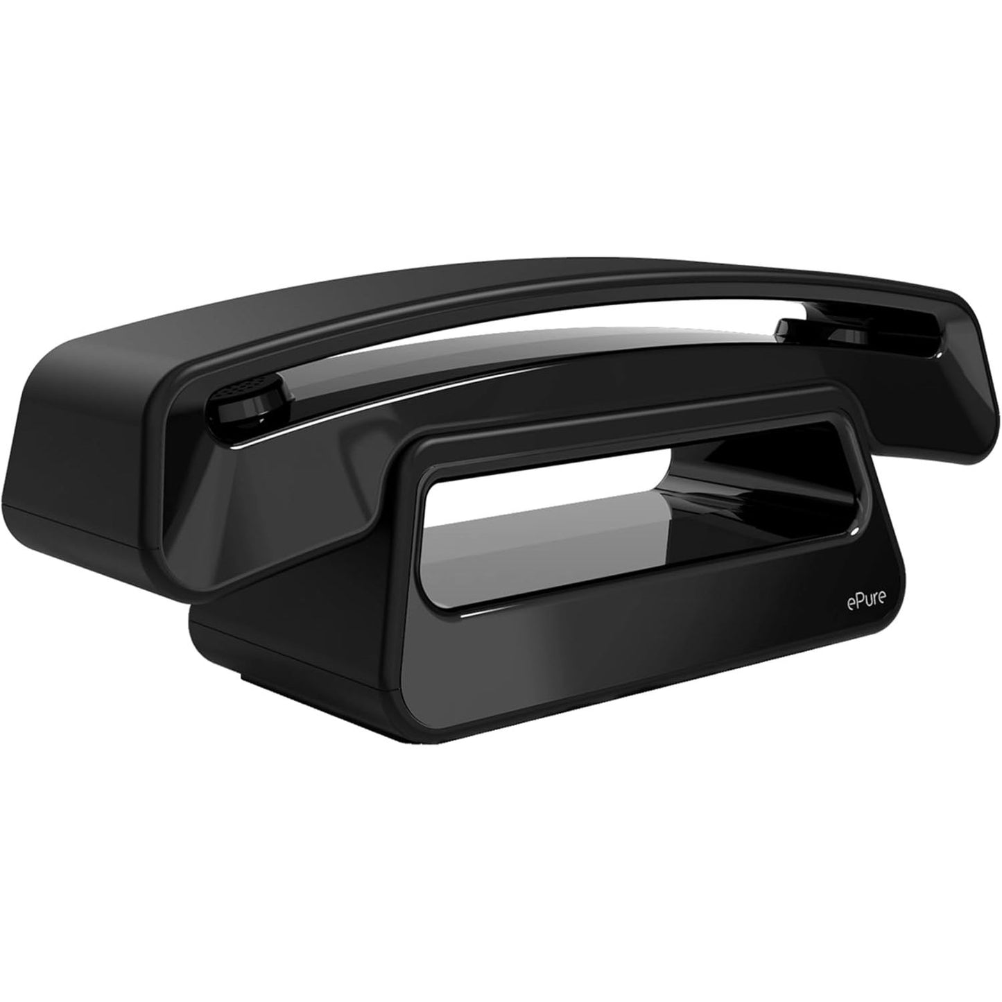 319910 - ALCATEL Epure Iconic - Telefon shtëpiak pa tel DECT, dizajn klasik, ekran grafik i madh, pa duar, funksion bllokimi thirrjesh, i zi
