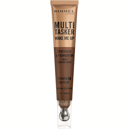 321759 - RIMMEL Multi-Tasker Wake Me Up 120 Tiramisu - Korrektor dhe Fondatinë 2-në-1, 20ml, vegane