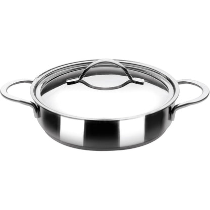 213945 - IBILI Tenxhere Noah me kapak, 18 cm, çelik inox 18/10, e përshtatshme për induksion