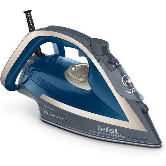 116441 - TEFAL Ultragliss Plus Hekur me Avull, Anti-Kalk, Ngjyrë Bruz/Gri