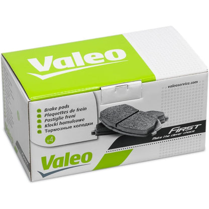 288763 - VALEO Set pllakash frenash Essential 301860, set me 4 pjesë për boshtin e përparmë - i certifikuar ECE-R90.