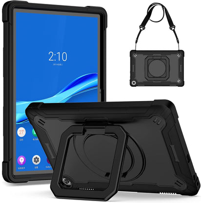 299836 - KATUMO Mbështjellëse për tabletin Lenovo Tab M10 10.1 inç TB-328F/TB-328X 2022, mbrojtëse e fortë, rezistente ndaj goditjeve, mbështetje rrotulluese 360°
