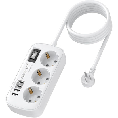 320158 - Prizë Adaptori për SHBA-në, Prizë 7 në 1 për Gjermaninë SHBA USB C (3.4A), Prizë 3-kahëshe me kabllo 1.5M, Adaptor udhëtimi për SHBA-në, Adaptor 1250W SHBA-BE, Prizë udhëtimi e Tipit B për Kanadanë për Amerikën/Meksikën
