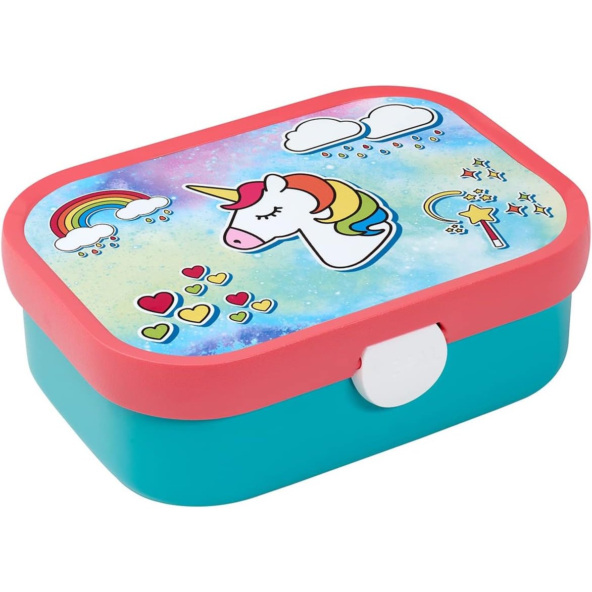 258035 - MEPAL Kuti Dreke për Fëmijë Campus, Kuti Bento, 750 ml, me Ndarje dhe Pirun, Pa BPA, e Sigurt për Lavatriçe, Njëbrirësh