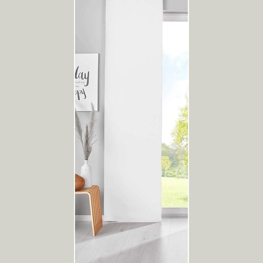 253617 - Kuti perdesh errësuese 'Newyork', 225 x 60 cm, e bardhë, shinë paneli, perde termike rrëshqitëse