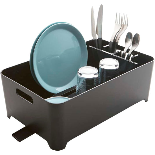 213546 - YAMAZAKI Kullues enësh 2453 Tower, i zi, rrëshirë ABS, minimalist, 38 x 24 x 13 cm