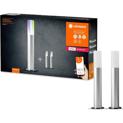 213613 - LEDVANCE Set Zgjatues Dritash LED Inteligjente për Kopsht me 5 Shtylla, Drita Vargu me Errësim dhe Kontroll Pa Tel, Teknologji Zigbee, Temperatura e Ngjyrës 2000-6500 K, 3 W për 420 lm