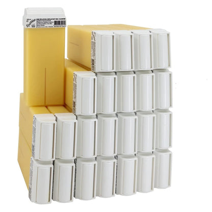 275501 - Epilwax - 12 fishekë Roll-On me 100 ml Dyll Depilues i Ngrohtë me Mjaltë për Heqjen e Qimeve