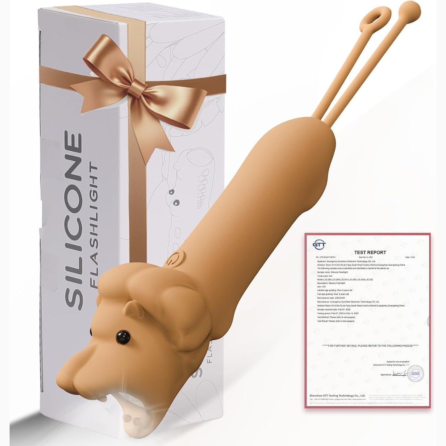 242394 - LOVERUIS - Dritë dore për fëmijë e rikarikueshme, silikon, me errësim, dritë stroboskopike, për fëmijë 3 vjeç e lart (Pishtar Luani)