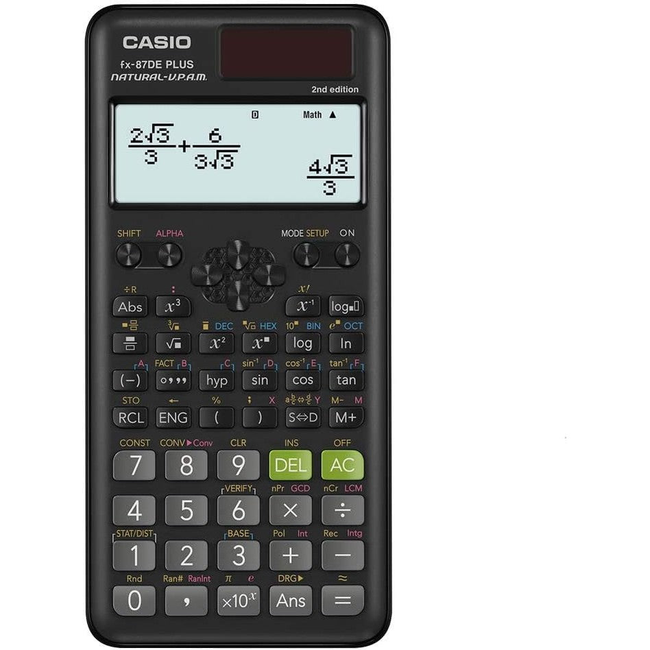 268525 - CASIO Kalkulator Shkollor Shkencor-Teknik FX-87DE Plus-2, i Zi