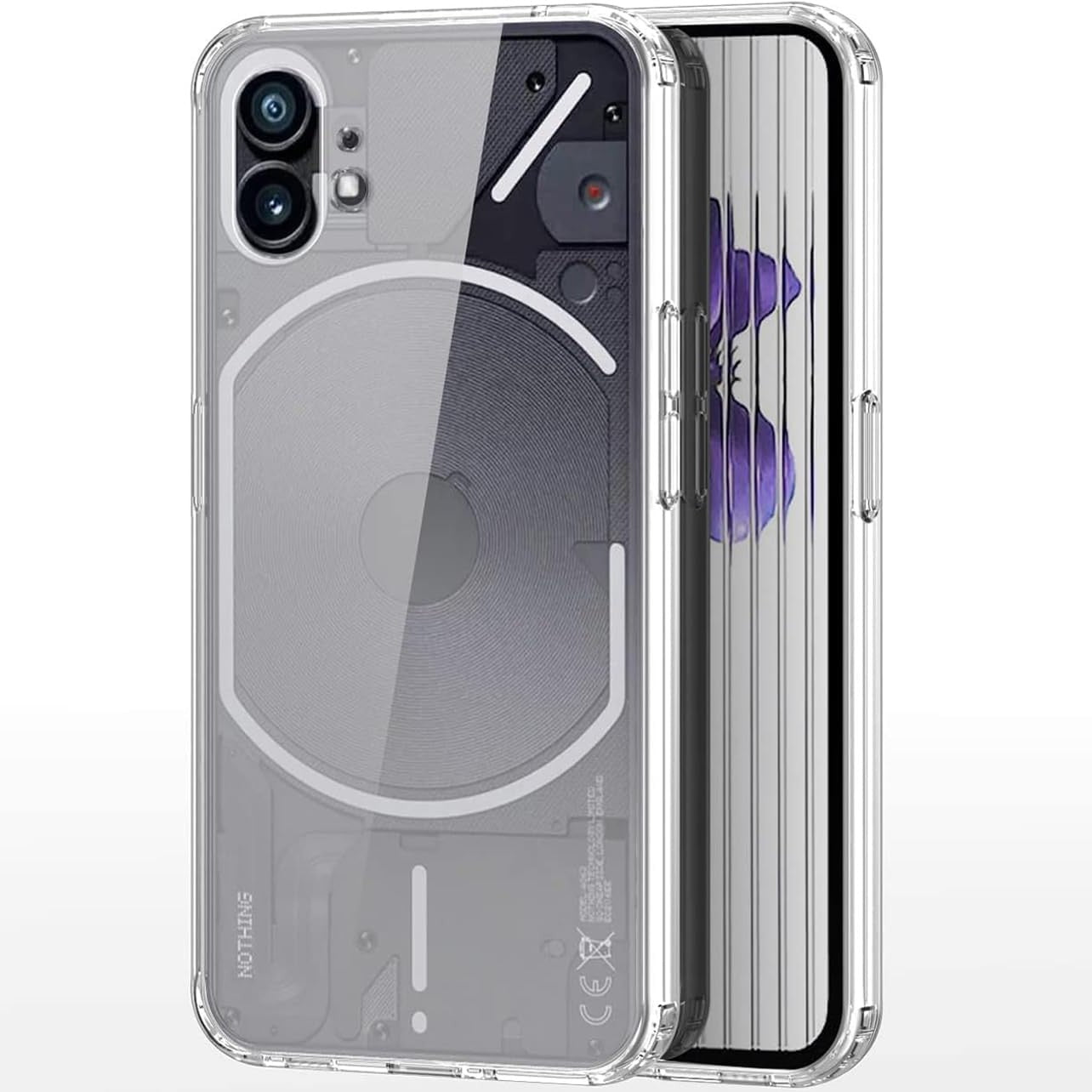 267444 - OPRIMIO Mbështjellëse kristalore për Motorola Moto Edge 40, silikoni, 100% transparente, ultra e hollë