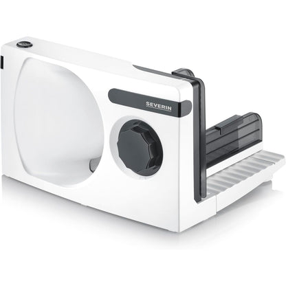 162448 - SEVERIN Prerës i Palosshëm, 100W, Motor DC, Trashësi Prej 0-15mm, Teh Solingen i Lëvizshëm RSG, Çelës Sigurie, 10.1x20.2x33.1cm, E Bardhë/ E Zezë - Modeli AS 3912