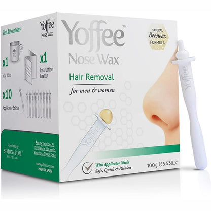 298770 - YOFFEE - Kit Origjinal për Depilim Hunde - 100g - Dyllë Blete Organike - 10 Aplikatorë të Riciklueshëm - Pa Parabene