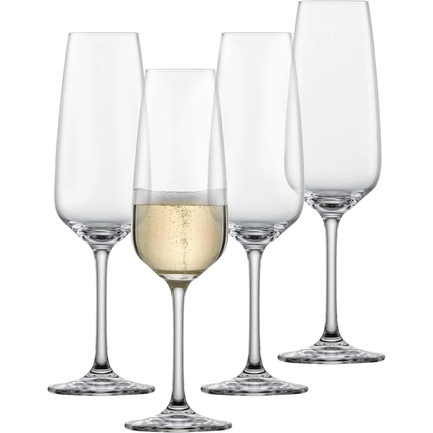 218467 - GOTË SHAMPANJE SCHOTT ZWIESEL Tulip (Set prej 4), kristali Tritan, të sigurta për larje në makinë larëse enësh, Prodhuar në Gjermani