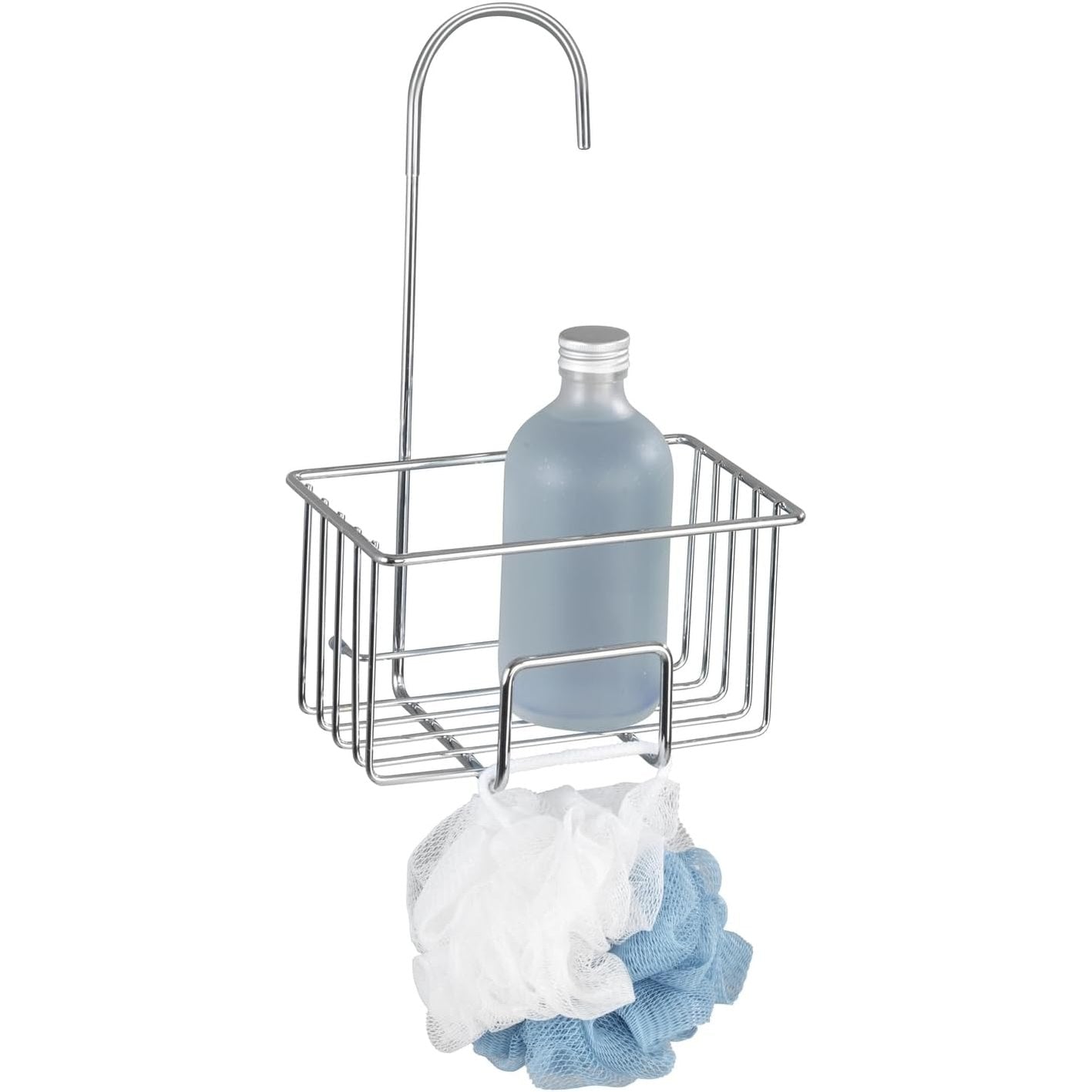 214482 - WENKO Mbajtëse dushi, argjend, çelik inox, 18x28.5x13 cm