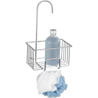 214482 - WENKO Mbajtëse dushi, argjend, çelik inox, 18x28.5x13 cm