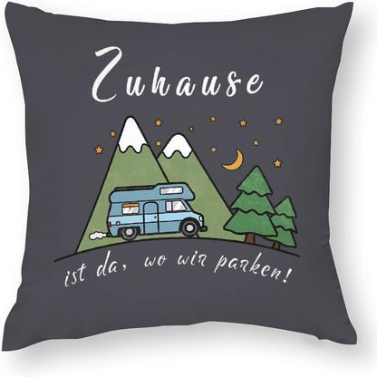 258345 - NEWBABING Mbulesë jastëku katrore 18'x18' për kamping, dekor shtëpie