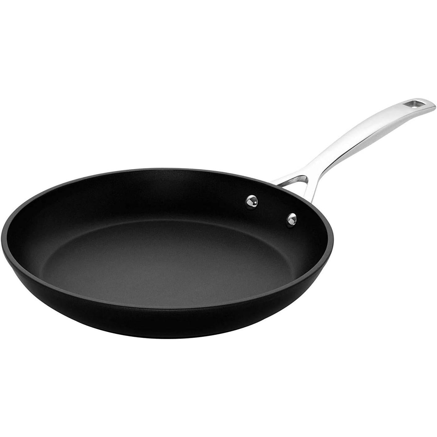 260077 - LE CREUSET - Tigan i sheshtë prej alumini jo-ngjitës, Ø 24 cm, I përshtatshëm për të gjitha llojet e sobave, Antracit/Argjend, 51112240010002