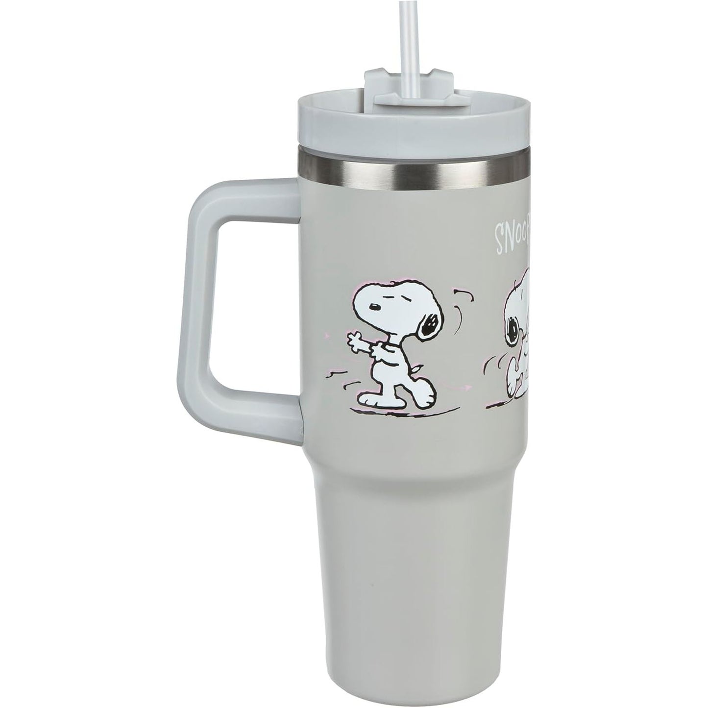 196917 - UNDERCOVER - Filxhan Vakumi Peanuts Snoopy me Kashtë, Kapacitet 880ml, Material Çelik Inox, Dorezë Komode, Pa BPA