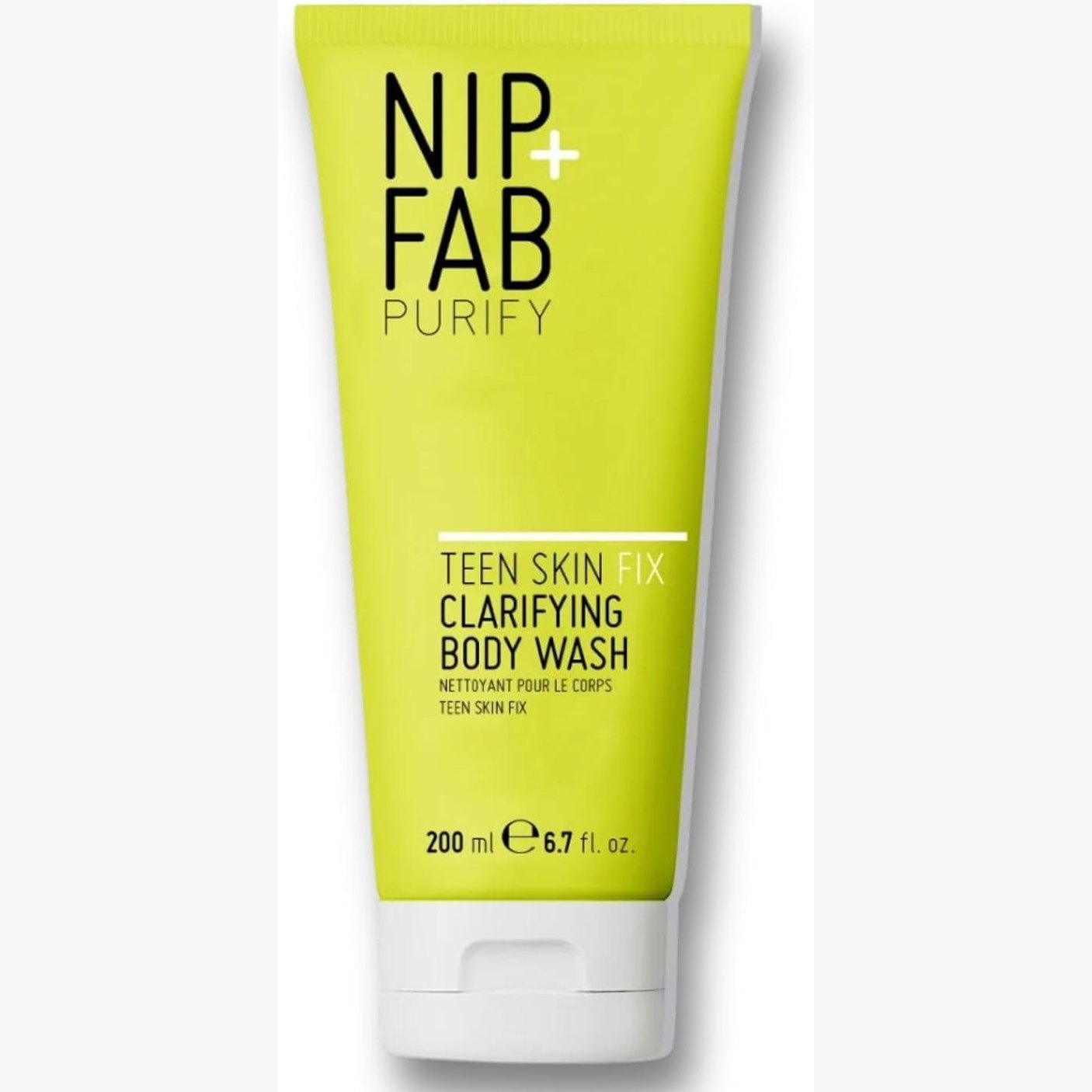 272281 - Nip+Fab Larës trupi Teen Skin Fix Clarifying 200 ml, me acid salicilik dhe ekstrakt wasabi për pastrimin e lëkurës dhe reduktimin e skuqjes