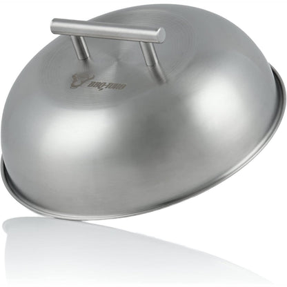 322675 - BBQ-TORO Kupolë Ngrohëse prej Çeliku Inoks (1 copë) | Ø 23 cm | Kupolë Hamburgeri, Tas Shkrirës, Zile, Kupolë Shkrirës Djathi, Kapak Hamburgeri