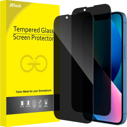 320579 - JETech Mbrojtës ekrani Anti-Spy për iPhone 17e (2026) / iPhone 16e / iPhone 13/13 Pro, film qelqi i temperuar, ekran 6.1 inç, pako me 2 copë