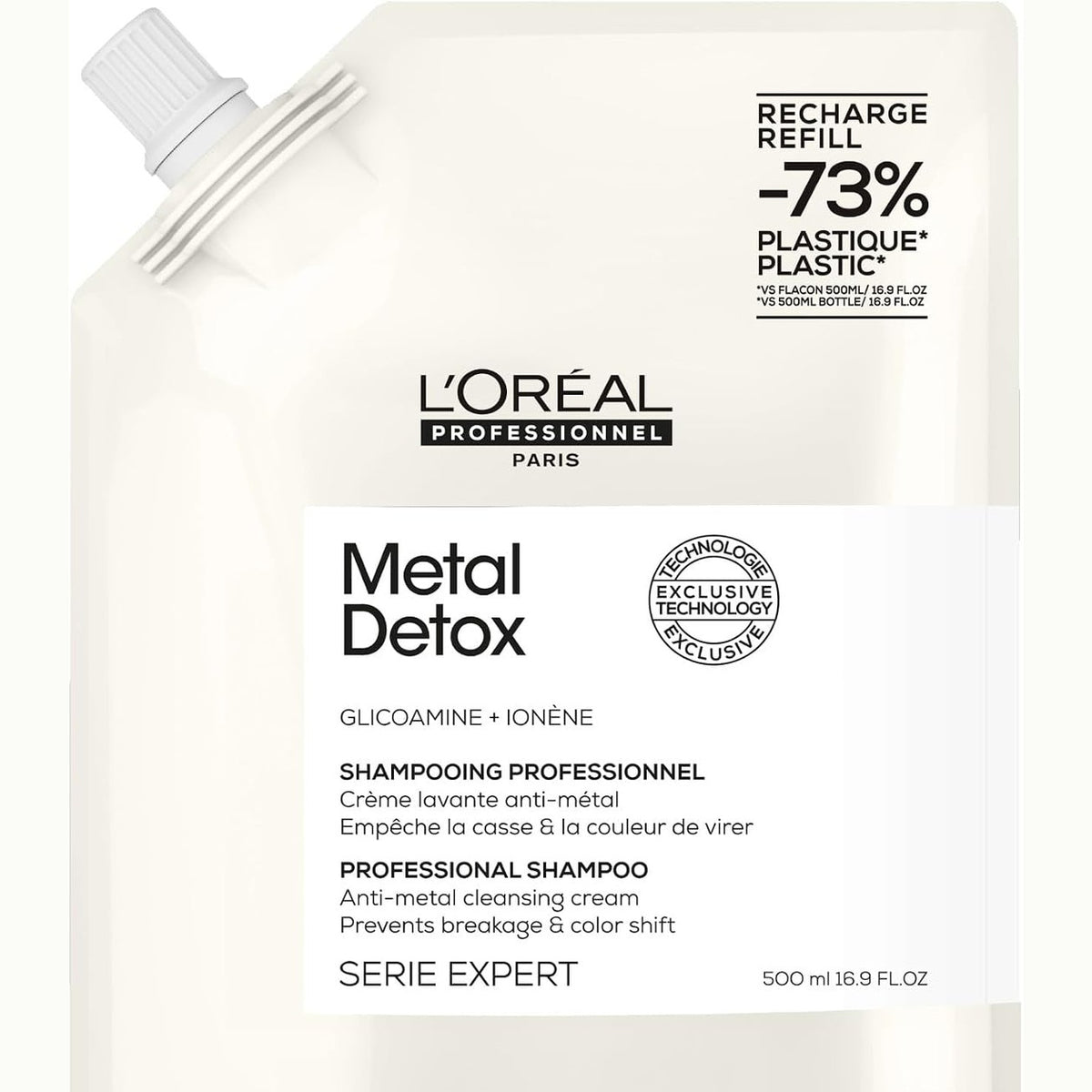 316950 - L'OREAL PROFESSIONNEL - Krem Pastrues Metal Detox - Shampo Kundër Thyerjes dhe Anti-Metalike - 500ml - Pa Sulfate