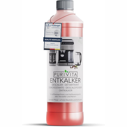 318893 - PURIVITA ZBUTËS GËLQEROR UNIVERSAL PËR MAKINA KAFEJE, 500ML, KUNDËR GËLQERES, PËR TË GJITHA MARKAT