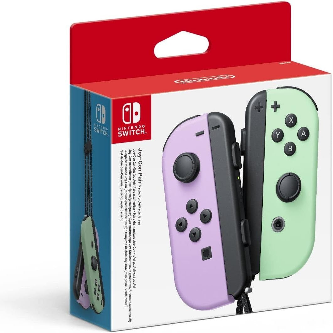 276332 - NINTENDO Palë kontrolluesish Bluetooth Joy-Con, ngjyrë vjollcë pastel e majtë dhe ngjyrë jeshile pastel e djathtë për Switch