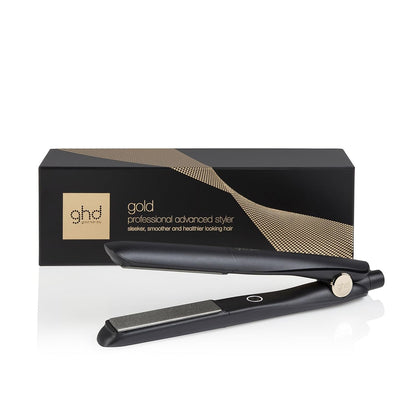 292071 - GHD Pjastër flokësh ghd Gold, profesioniste, e zezë, flokë më të lëmuar dhe 65% më të shndritshëm