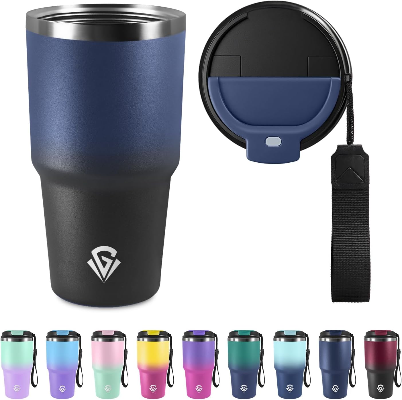 228541 - Gotë e izoluar 600ml 20oz, Termos kafeje, Çelik inox 304, pa BPA, mure të dyfishta